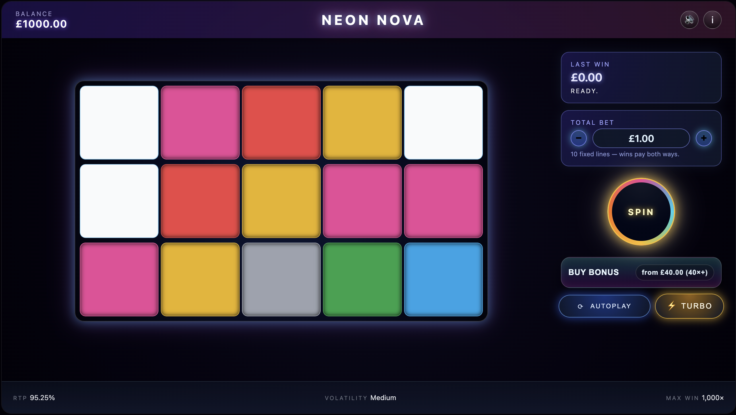 Neon Nova Landscape